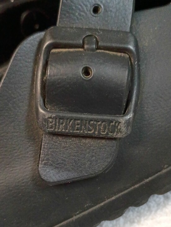 Birkenstock Black Slip-On Clogs with Adjustable Buckle main image 5